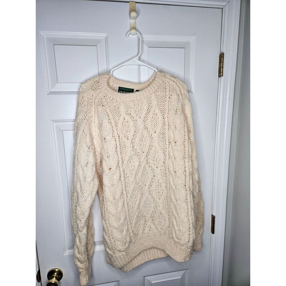 American Eagle Outfitters Knitted By Hand 100% Wool Sweater Size XL